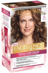 Juuksev&auml;rv L&rsquo;Or&eacute;al Paris Excellence Creme, dark blonde, 6.00, 176 ml
