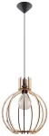 Valgusti rippuv Sollux Arancia Gold 10516044, E27, 1 x 60 W, pruun v. / must v.