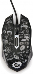 Juhtmega arvutihiir Gembird MUS-6B-GRAFIX-01, juhtmega usb / ps/2, must v.