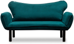 Diivanvoodi Hanah Home Chatto Petrol, t&uuml;rkiissinine v., 140 x 65 cm x 70 cm