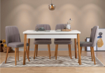 S&ouml;&ouml;gitoa komplekt Kalune Design Costa 0701 - 1 AB, valge v./hall v./m&auml;nni v.