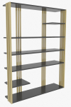 P&otilde;randariiul Kalune Design Jenny 875ZNA4522, antratsiit v./kuld v., 160 cm x 29.6 cm x 120 cm