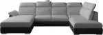 Nurgadiivan Evanell Sawana 21, Soft 11, must v./hall v., vasak, 216 x 330 cm x 102 cm