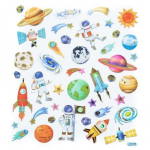 Kleebis DallPrint Space, lapselik, 17 cm, 15 cm mitmev&auml;rviline