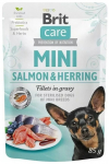M&auml;rg koeratoit Brit Care Mini, l&otilde;he/heeringas, 0.085 kg