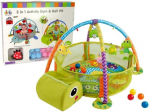 Tegevusmatt Lean Toys Gym & Ball Pit Tortoise, 66 cm x 96 cm, mitmev&auml;rviline