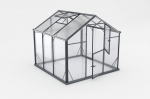 Kasvuhoone Gampre Sanus Hybrid L-5, karastatud klaas, 2.20 x 2.20 m, 6 mm