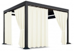 Paviljoni kardin ZMOT-06, 155 x 190 cm, kreemjasvalge