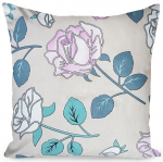 Dekoratiivpadjap&uuml;&uuml;r Mariall JMD-188, beež/violetne/roheline, 40 cm x 40 cm