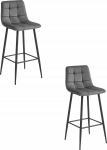 Toolide komplekt Leobert Arceto, must v./hall v., 43.5 cm x 32.5 cm x 104 cm, 2 tk