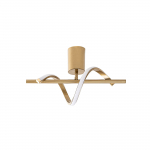 Valgusti lagi Opviq Chandelier Lukma, 1 x 11 W, kuldne v.
