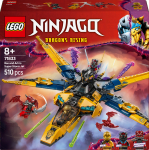Konstruktor LEGO&reg; Ninjago Rasi ja Arini Super Stormi lennuk 71833, 510 tk