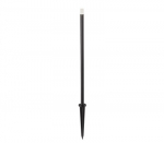 &Uuml;hendatav v&auml;lisvalgusti Viokef Bar, 1W, LED, IP65, must, 1 cm x 50 cm