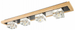 Valgusti lagi Spot-Light Berko, G4, 4 x 2.5 W, pruun v.