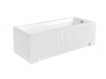 Vann, sisseehitatav Besco Optima, 160 cm x 70 cm x 58.5 cm, ristk&uuml;lik, valge
