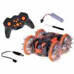 Rc auto Amphibious Stunt RC0735, must v./oranž v.