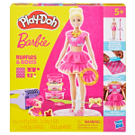 Plastiliini komplekt, koos tarvikutega, nukk Hasbro Play-Doh Barbie Ruffles And Bows, mitmev&auml;rviline