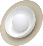 Valgusti seinale Emibig Poppi K1, G9, 1 x 8 W, valge v.