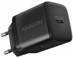 Telefoni laadija Axagon ACU-PD20, USB Type C, must v., 20 W