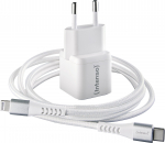 Telefoni laadija Intenso GAN +C315L/7803052, USB Type C, 3.59 cm, valge v., 30 W