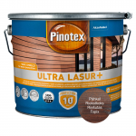 Puidu immutusvahend Pinotex Ultra Lasur+, p&auml;hklipuu v., 10 l