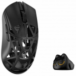 Juhtmevaba m&auml;nguhiir WLMouse Beast X Pro Solid Slides MPRO-SHIXIN-BLACK-O, 2.4ghz wireless / usb, must v.