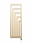 Elektriline r&auml;tikuradiator Terma Angus, messingi v., 44 cm x 130 cm, 600 W (kahjustatud pakend)