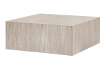 Kohvilaud Nordure Prizma, travertine v., 90 cm x 90 cm x 35 cm