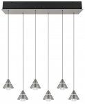 Valgusti lagi Trio Romeo, LED, 2300 - 4000 &deg;K, 6 x 7 W, nikkel v.