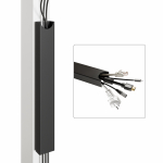 Kaablihoidja Desktronic Magnetic, 370 x 50 mm, must v.