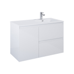 Valamualune vannitoa kapp Elita Split 100 2DR R Cargo, valge v., 45.8 cm x 100 cm x 63.5 cm