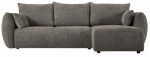Nurgadiivan - voodi Cosmopolitan Design Matera Eden 18, helehall v., parem, 173 x 253 cm x 86 cm
