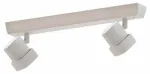 Valgusti lagi CristalRecord Moka 002-2150-2-125, GU10, 2 x 10 W, valge v. / valge v.