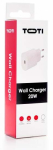 Telefoni laadija Toti, USB Type C, valge v., 20 W