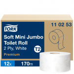 Tualettpaber Tork Premium Mini Jumbo 110253, 2 kiht, 12 tk