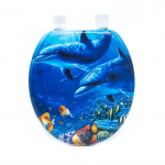 WC poti kaas Okko S767, sinine v., 42 cm x 36.5 cm