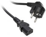 Juhe Kolink SchuKo To IEC Connector C13 Elektros tinklo, IEC-C13, 1.8 m, must