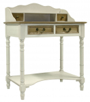 Tualettlaud Home4you Samira 13713, pruun v./valge v., 101 cm x 48 cm x 80 cm