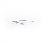 Alumiiniumist needid poolringikujulise peaga Haushalt, 4.8 mm x 18 mm, 50 tk