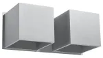 Valgusti seinale Sollux Quad 2 5903282706576, G9, 2 x 40 W, hall v. / hall v.