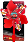 Tuuleveski Seven Disney Cars 51671, plastik, punane