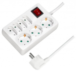 Pikendusjuhe Logilink 7-Way + Switch, LPS210, 1.5 mm&sup2;, 5 m, IP20, 7 pesa