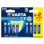 Patareid Varta High Energy, AAA, 1.5 V