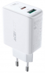 Telefoni laadija AceFast A5 USB/USB-C, USB/USB-C, valge v., 32 W