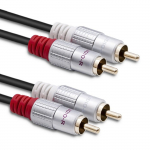 Kaabel Qoltec 2 x RCA - 2 x RCA 89798 2 x RCA male, 2 x RCA male, 0.5 m, must v.