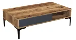 Kohvilaud Kalune Design Istanbul, antratsiit v./p&auml;hklipuu v., 105 cm x 60 cm x 32.6 cm