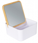 Meigipeegel Splendid Arde, teisaldatav, 13 cm x 13 cm, valge