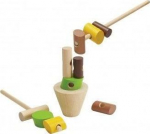 Arendav m&auml;ng Plan Toys Stacking Logs, mitmev&auml;rviline