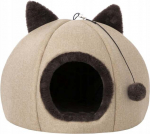 Kassimaja Doggy Kitty Head KITBEZ1, hele pruun, 45 cm x 45 cm