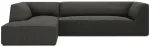 Nurgadiivan Micadoni Home Ruby 4 Seats, tumehall v., vasak, 273 x 180 cm x 69 cm